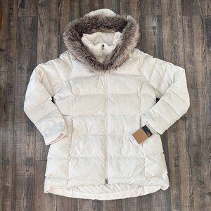 The North Face Womens 2XL Dreamer Parkina Down Coat Gardenia White 600-Down $330